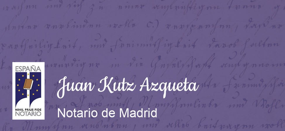 logo juan kutz azqueta notario de madrid